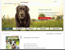 Tablet Screenshot of mein-hund-und-ich.de